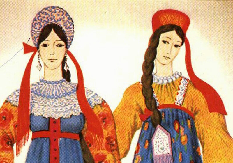 Девичьи прически восточнославянских народов